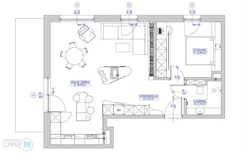 Mieszkanie 2-pokojowe Kielce Centrum. Zdjęcie 8