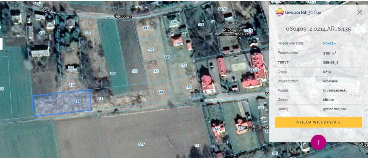 Działka rolno-budowlana Kryłów. Zdjęcie 3