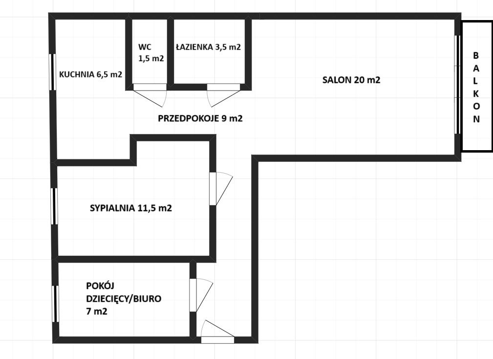 Mieszkanie 3-pokojowe Częstochowa Wrzosowiak, ul. Sportowa. Zdjęcie 20