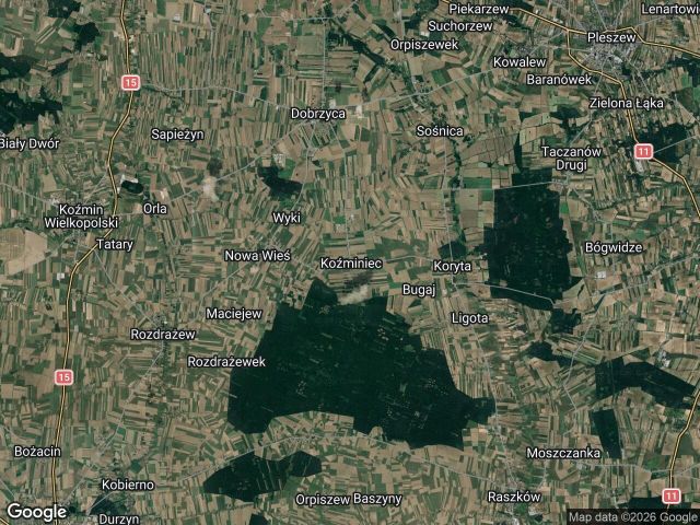 Działka budowlana Koźminiec. Zdjęcie 1