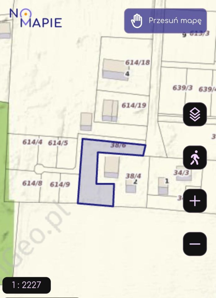 Działka rolna Klępina, ul. Kolonijna