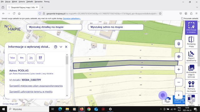 Działka rolno-budowlana Podlas. Zdjęcie 1