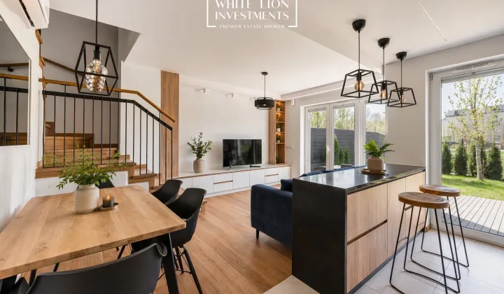 bliźniak, 5 pokoi Warszawa Wilanów, ul. Wiedeńska