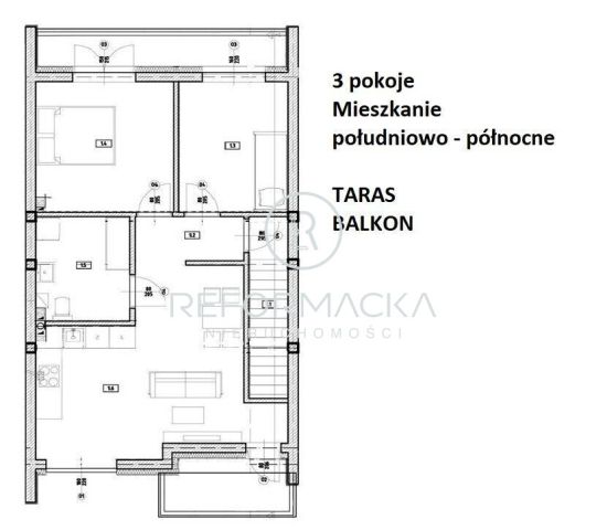 Mieszkanie 3-pokojowe Głogów Małopolski, ul. Fryderyka Chopina. Zdjęcie 11