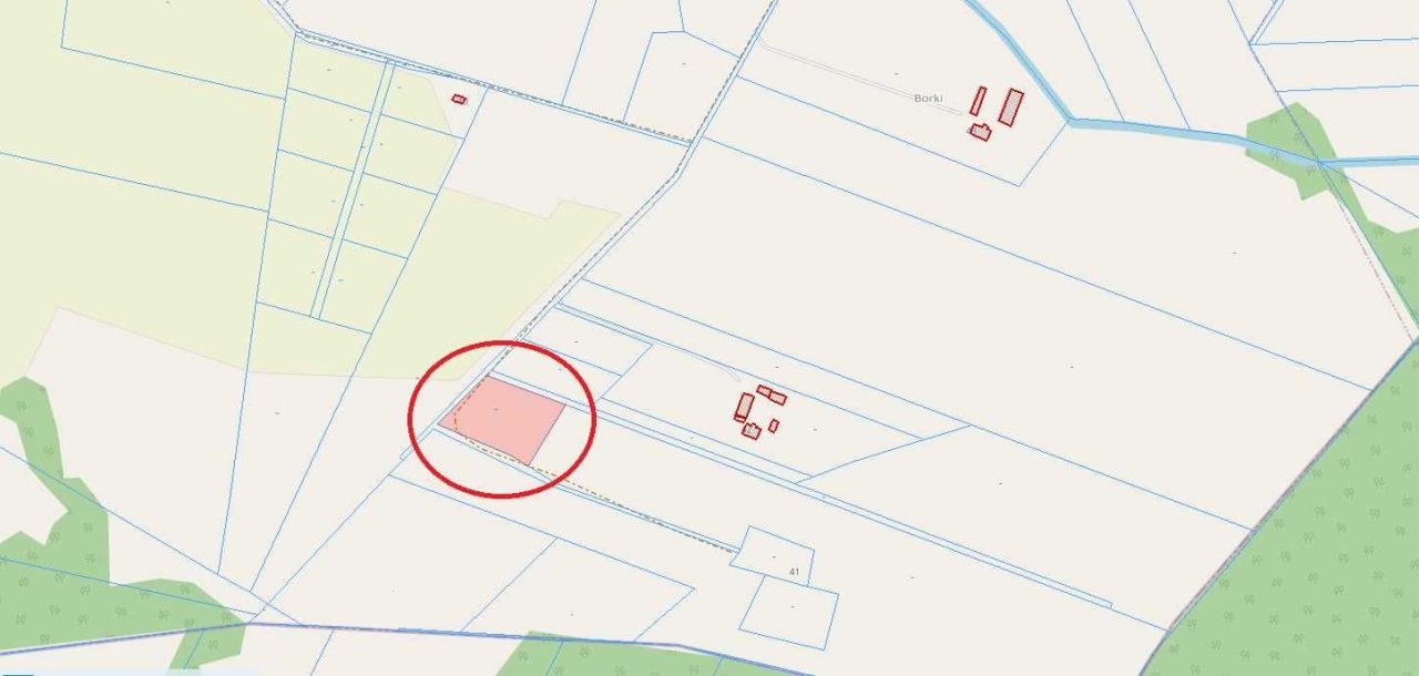 Działka budowlana Osiny. Zdjęcie 2