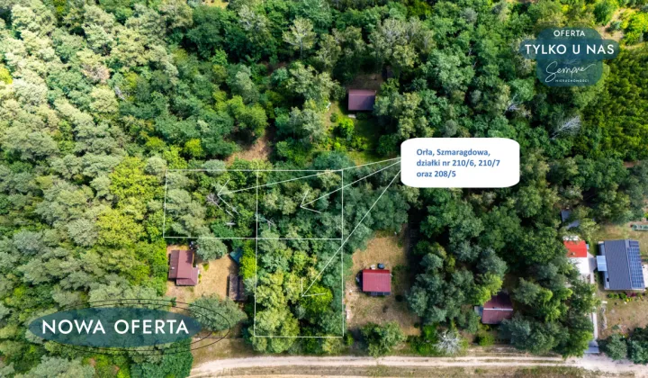 Działka budowlana Orła, ul. Szmaragdowa