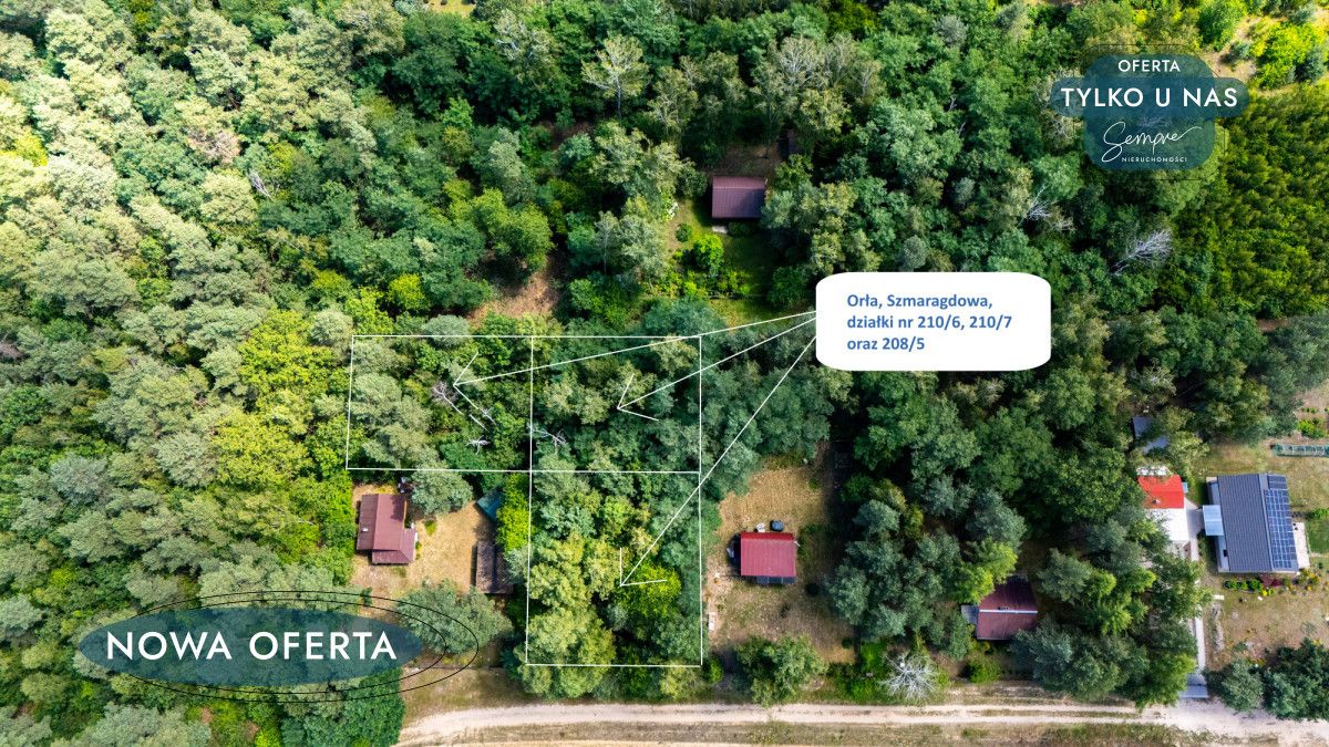 Działka budowlana Orła, ul. Szmaragdowa