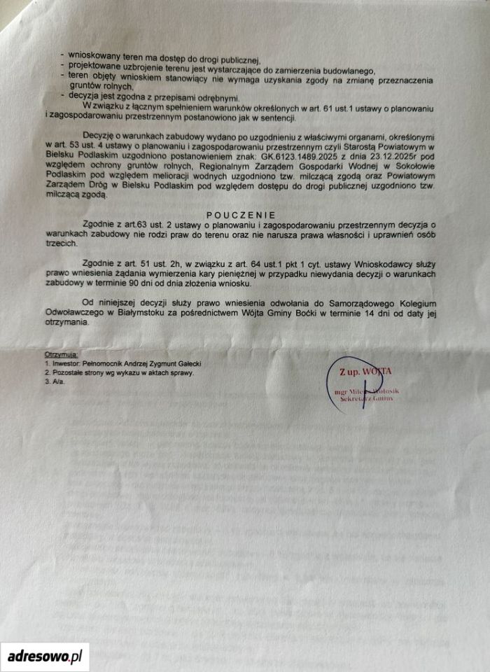 Działka rolno-budowlana Sasiny. Zdjęcie 7