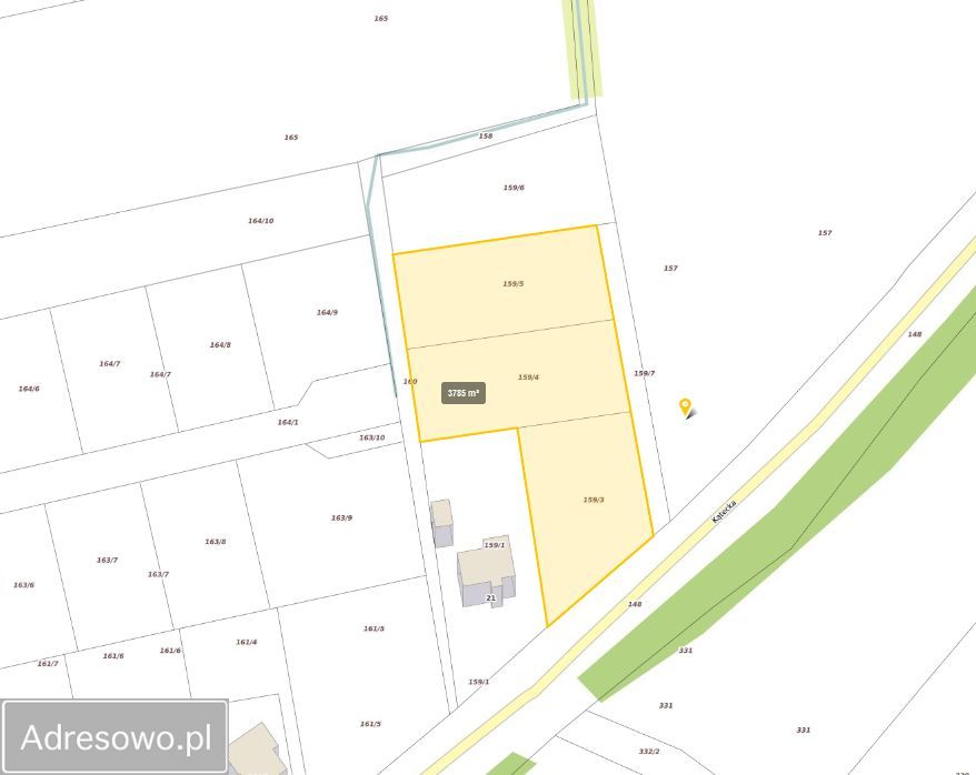 Działka budowlana Mietków, ul. Kątecka. Zdjęcie 3