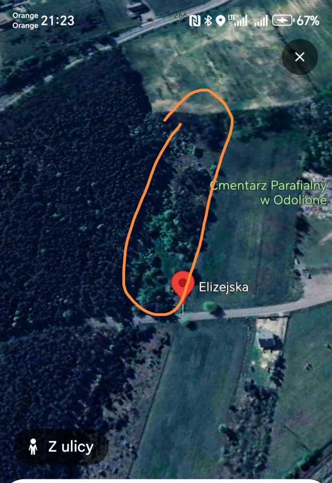 Działka rolna Odolion, ul. Elizejska. Zdjęcie 6