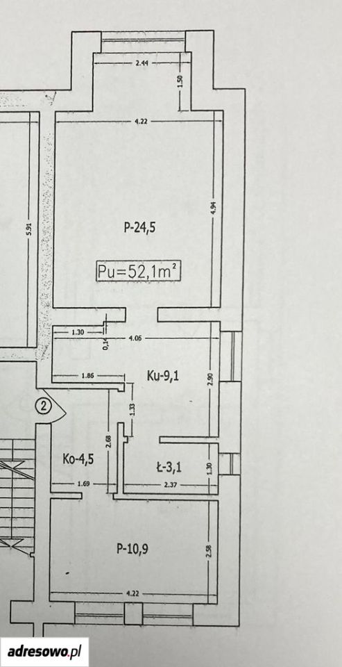 Mieszkanie 2-pokojowe Września Centrum, ul. Tadeusza Kościuszki. Zdjęcie 3