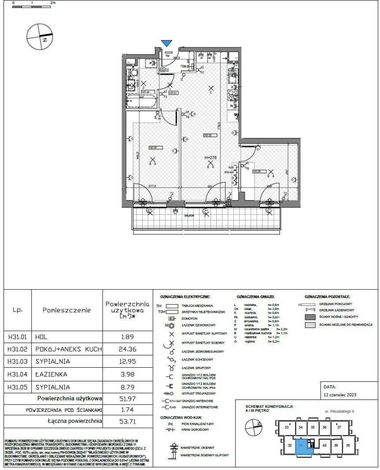 Mieszkanie 3-pokojowe Ożarów Mazowiecki, ul. Józefa Piłsudskiego. Zdjęcie 8