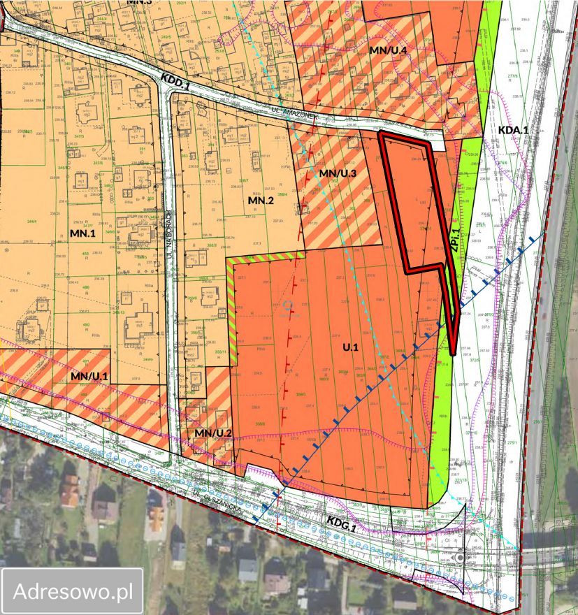 Działka inwestycyjna Kraków Zwierzyniec, ul. Amazonek. Zdjęcie 2