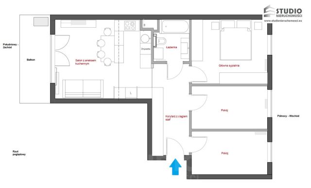 Mieszkanie 4-pokojowe Kraków Podgórze, ul. Walerego Sławka. Zdjęcie 14