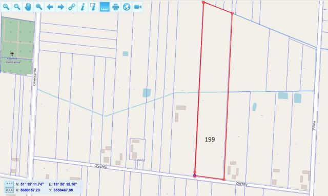 Działka rolno-budowlana Radoszewice, ul. Żychty. Zdjęcie 1