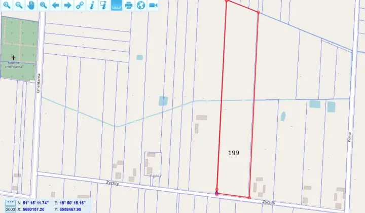 Działka rolno-budowlana Radoszewice, ul. Żychty