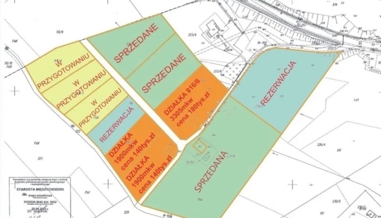 Działka budowlana Drzewce. Zdjęcie 2