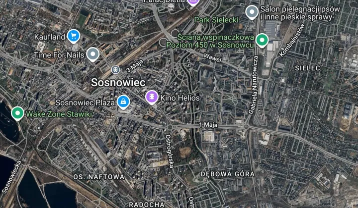 Mieszkanie 1-pokojowe Sosnowiec Centrum, ul. Anieli Urbanowicz