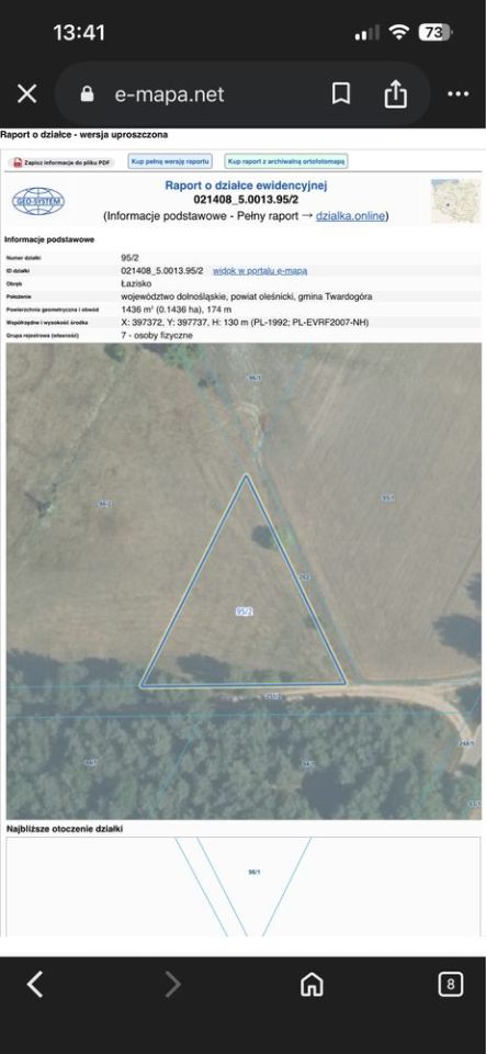 Działka rolna Łazisko. Zdjęcie 5