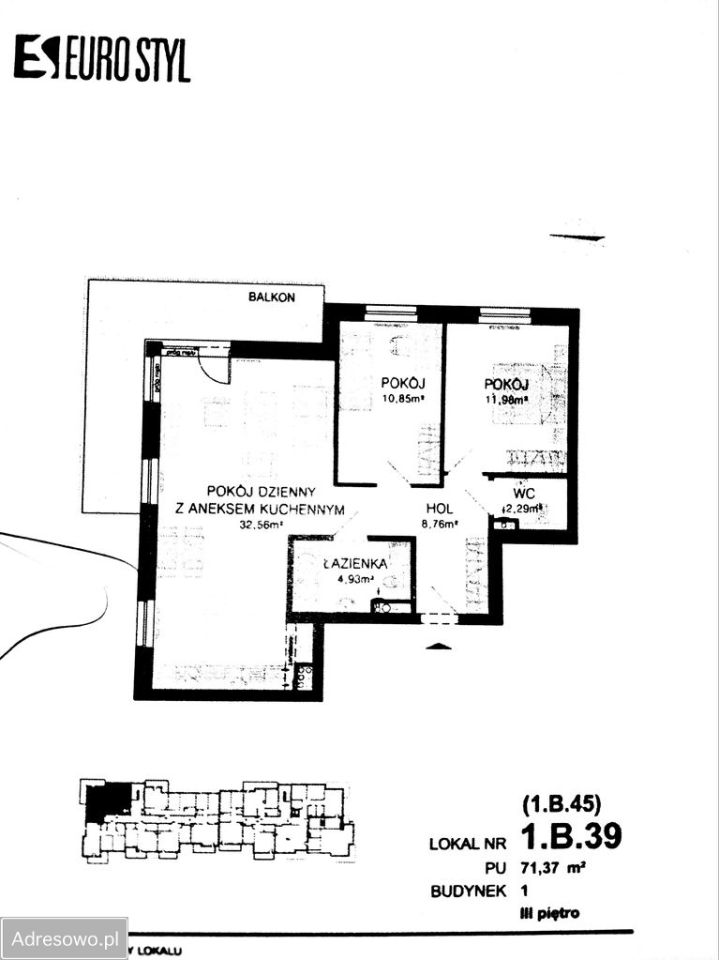 Mieszkanie 3-pokojowe Gdynia Mały Kack, ul. Strzelców. Zdjęcie 3