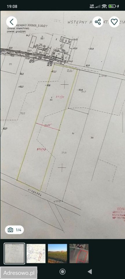 Działka rolno-budowlana Reńsko, ul. Polna. Zdjęcie 4