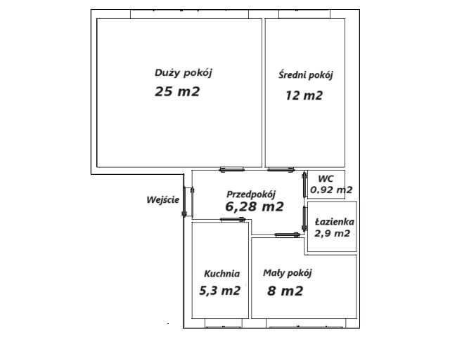 Mieszkanie 3-pokojowe Bydgoszcz, ul. Jana Brzechwy. Zdjęcie 8