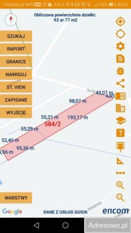 Działka budowlana Strzeniówka. Zdjęcie 1