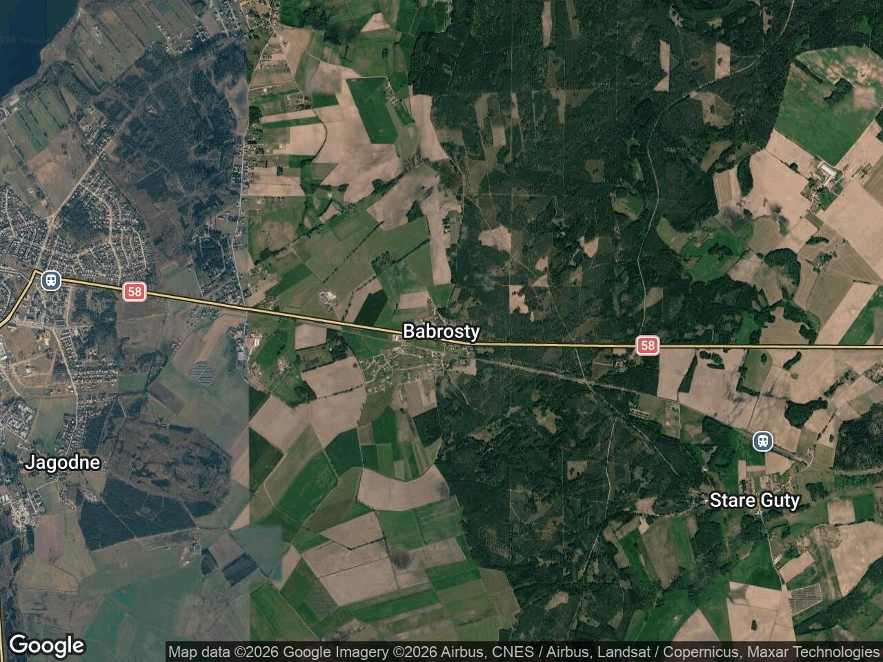 Działka budowlana Babrosty. Zdjęcie 1