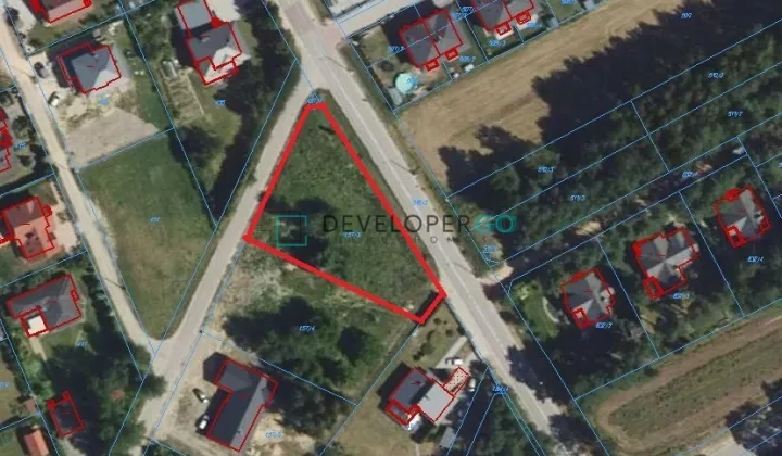 Działka budowlana Księżyno, ul. Brukowa