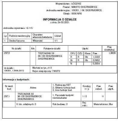 Działka budowlana Skierniewice, ul. Trzcińska. Zdjęcie 4