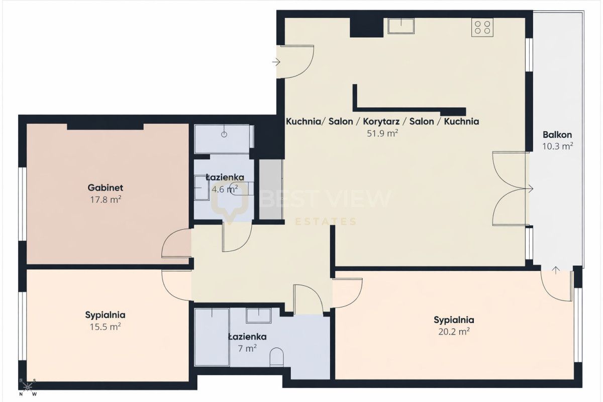Mieszkanie 4-pokojowe Warszawa Wilanów, ul. Księdza Prymasa Augusta Hlonda. Zdjęcie 21