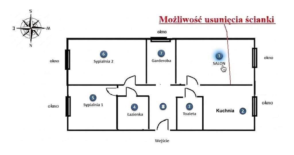 Mieszkanie 3-pokojowe Kielce Barwinek, ul. Wapiennikowa. Zdjęcie 2