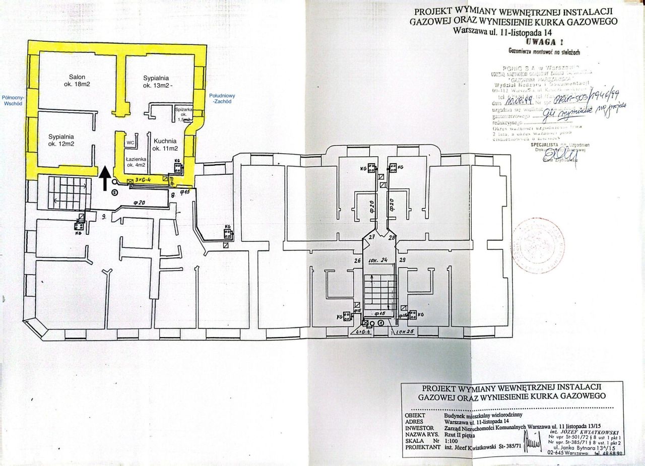 Mieszkanie 3-pokojowe Warszawa Praga-Północ, ul. 11 Listopada. Zdjęcie 22