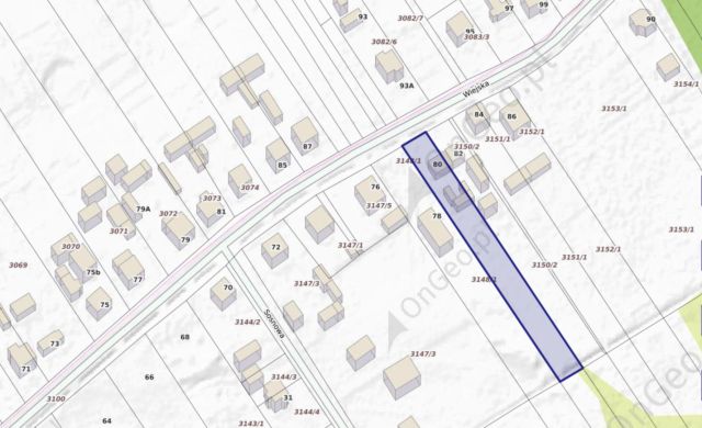 Działka rolno-budowlana Włoszczowa, ul. Wiejska. Zdjęcie 1