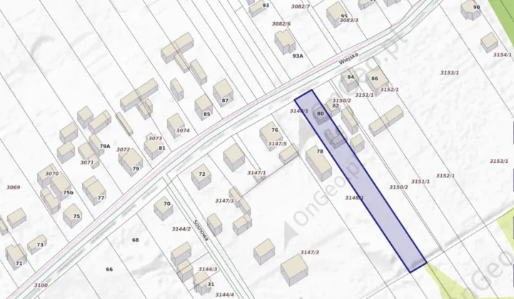 Działka rolno-budowlana Włoszczowa, ul. Wiejska