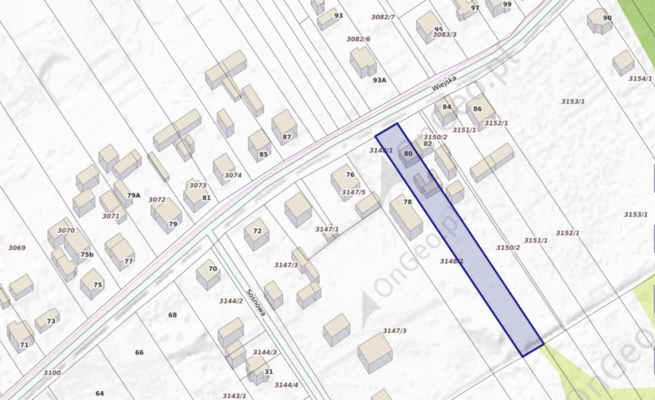 Działka rolno-budowlana Włoszczowa, ul. Wiejska. Zdjęcie 1