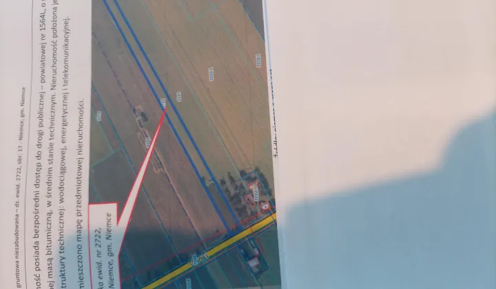 Działka rolno-budowlana Niemce Włóki, ul. Włóki