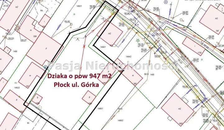 Działka budowlana Płock Radziwie