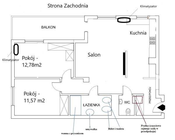 Mieszkanie 3-pokojowe Warszawa Targówek, ul. Wyspowa. Zdjęcie 14