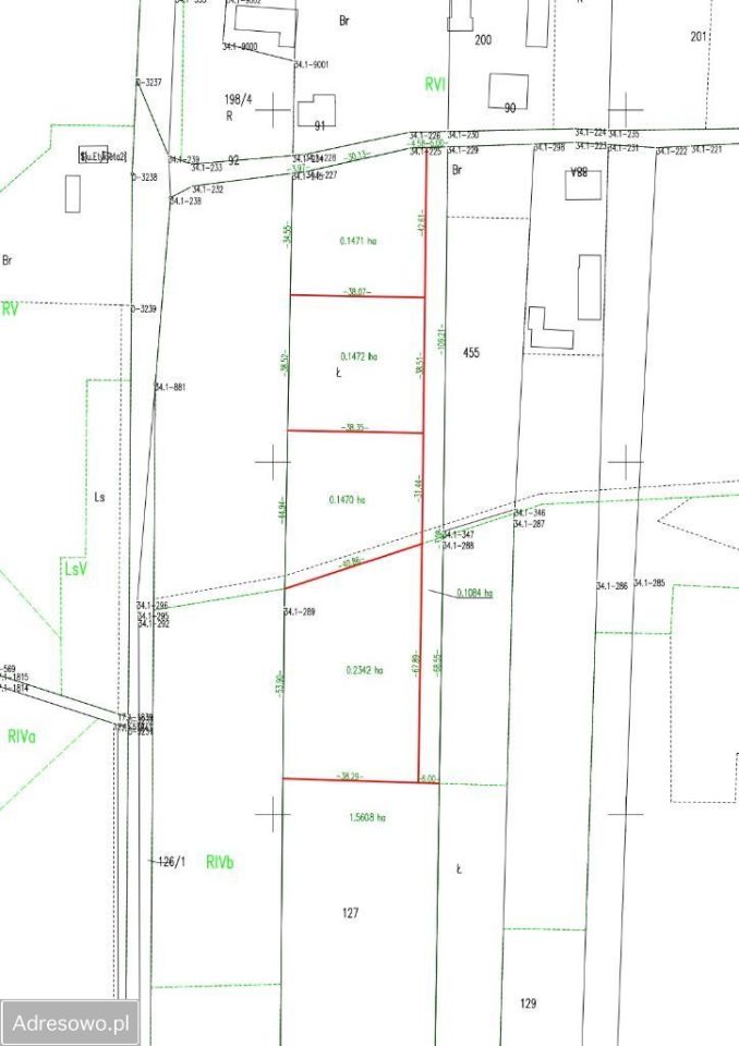 Działka rolno-budowlana Wierzchowiny. Zdjęcie 3