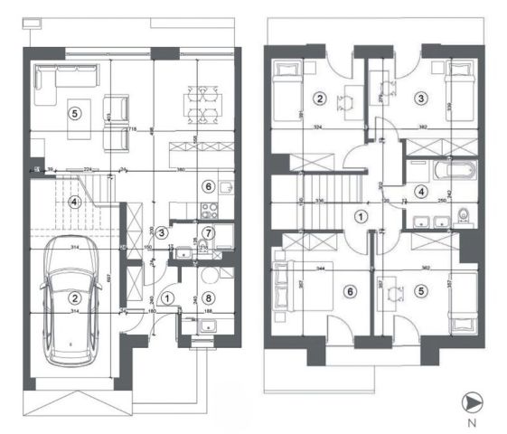 bliźniak, 5 pokoi Łódź Sikawa. Zdjęcie 6