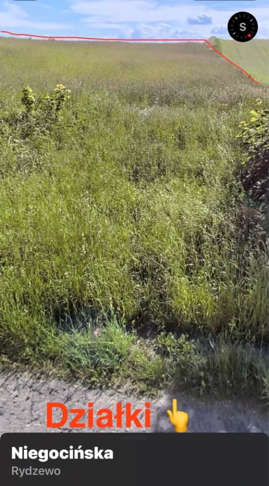 Działka inwestycyjna Rydzewo