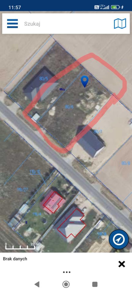 Działka budowlana Wyszyny Kościelne