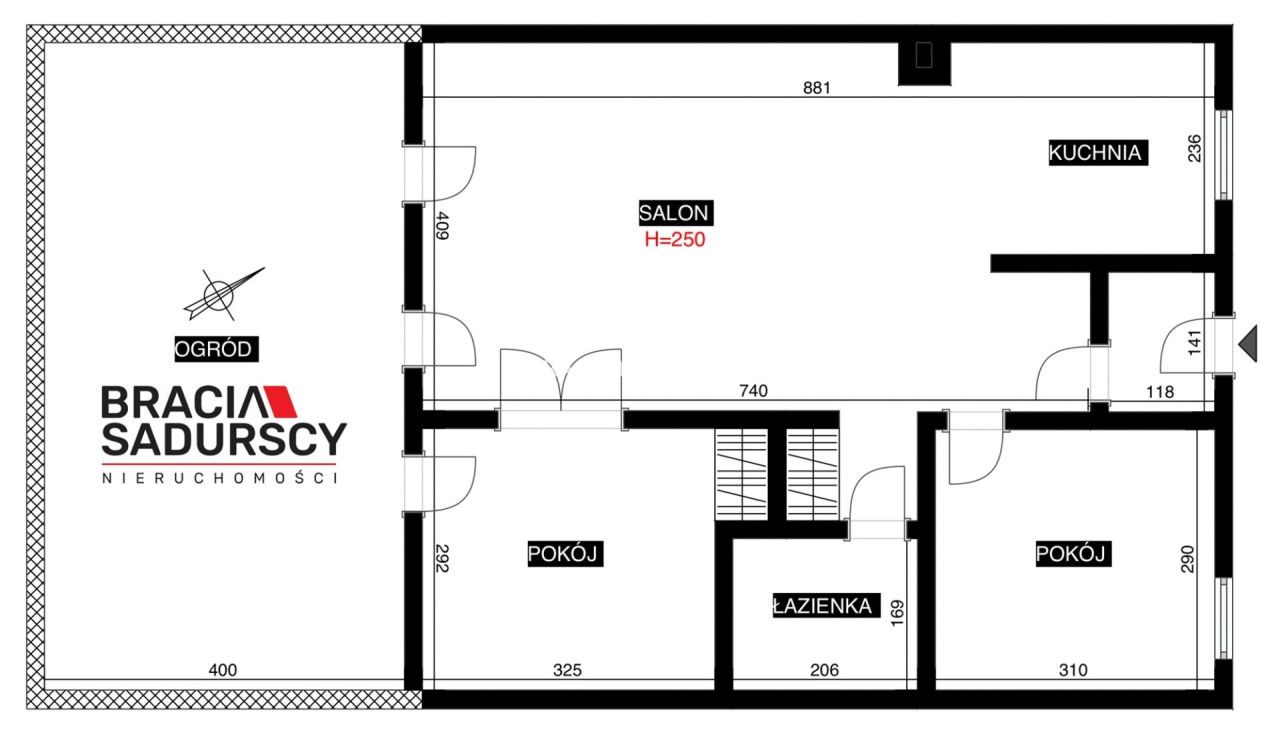 Mieszkanie 3-pokojowe Kraków Podgórze Duchackie, ul. Dobczycka. Zdjęcie 3