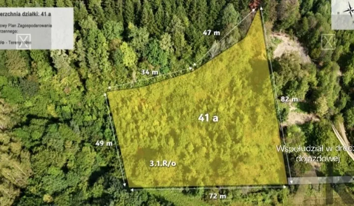 Działka rekreacyjna Marcinkowice