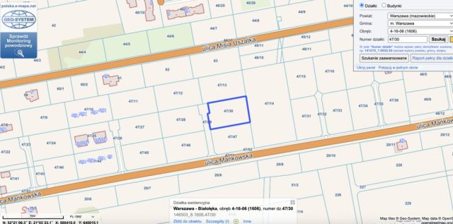 Działka budowlana Warszawa Białołęka, ul. Mańkowska. Zdjęcie 7