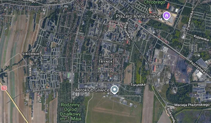 Mieszkanie 1-pokojowe Gliwice Trynek, ul. Pszczyńska