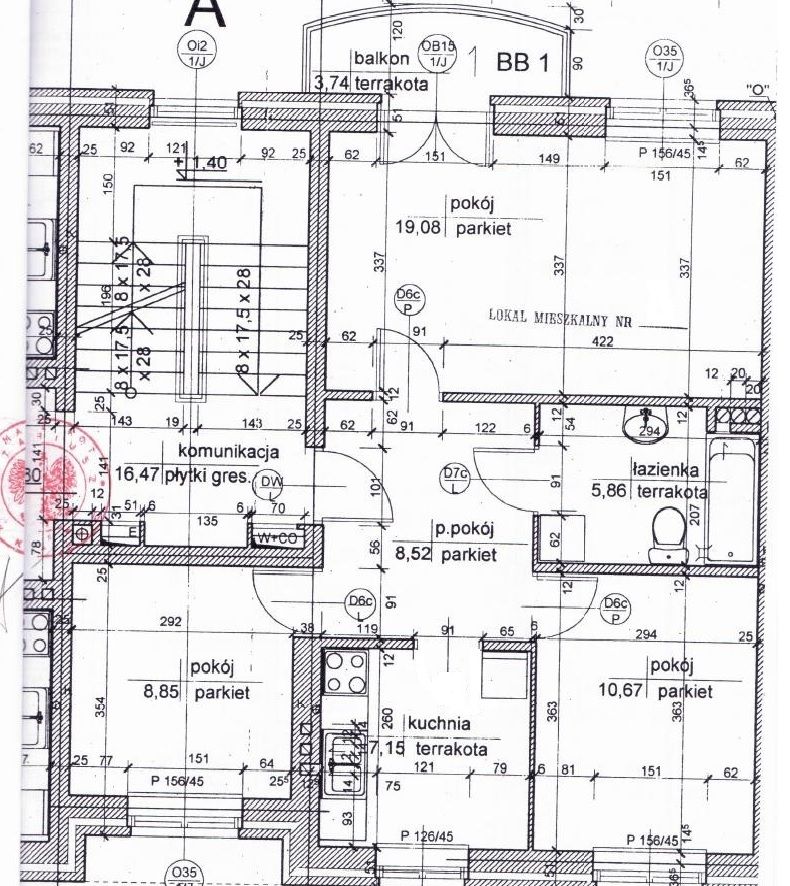 Mieszkanie 3-pokojowe Kraków Czyżyny, os. Dywizjonu 303. Zdjęcie 11