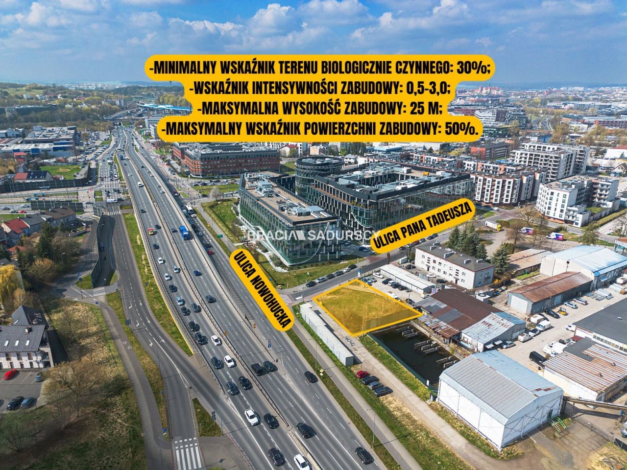 Działka inwestycyjna Kraków Podgórze, ul. Nowohucka. Zdjęcie 2