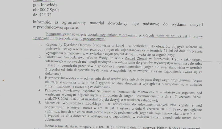 Działka budowlana Spała, ul. Władysława Komara